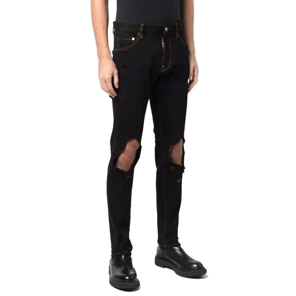 Dsquared² Black Cotton Jeans Denim by Dsquared²