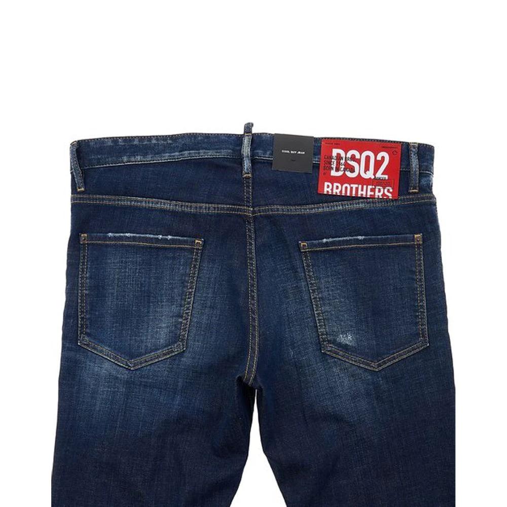 Dsquared² Blue Cotton Skinny Jeans by Dsquared²