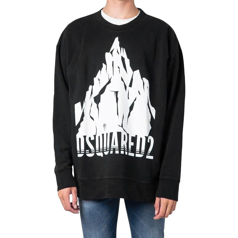 Dsquared² Black Cotton Sweatshirt by Dsquared²