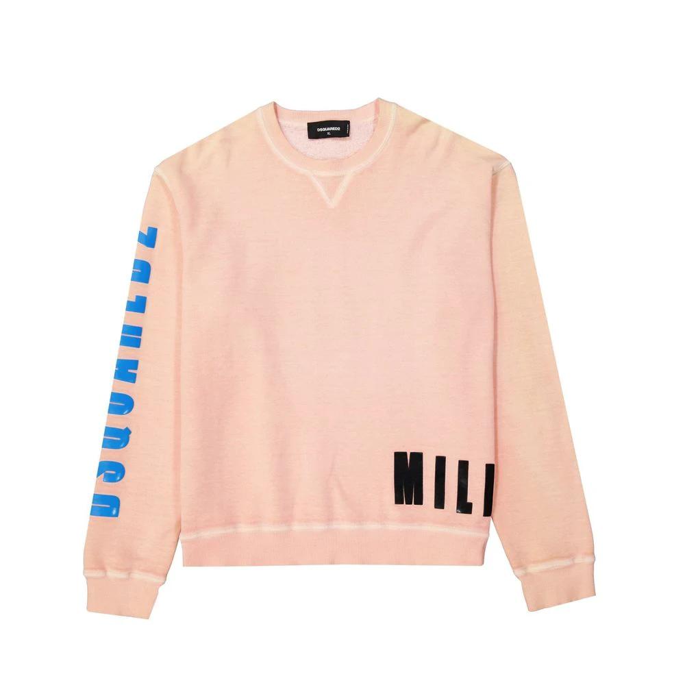 Dsquared² Orange Cotton Sweatshirt by Dsquared²