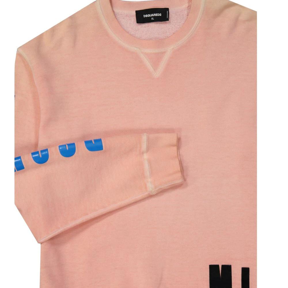 Dsquared² Orange Cotton Sweatshirt by Dsquared²