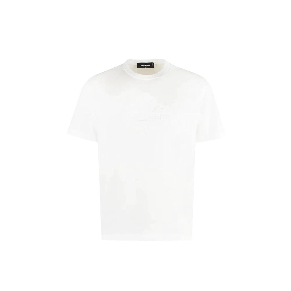 Dsquared² White Cotton T-Shirt by Dsquared²