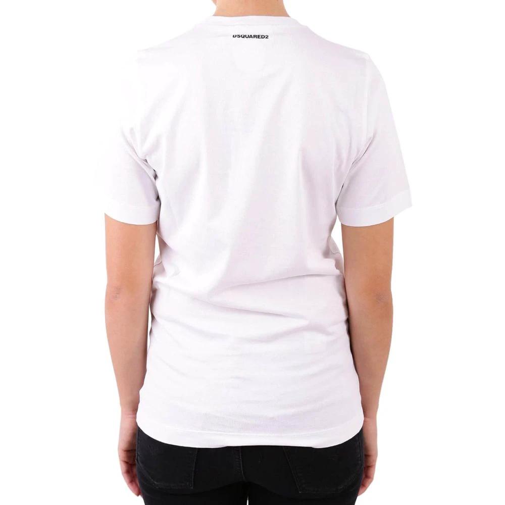 Dsquared² White Cotton T-Shirt by Dsquared²