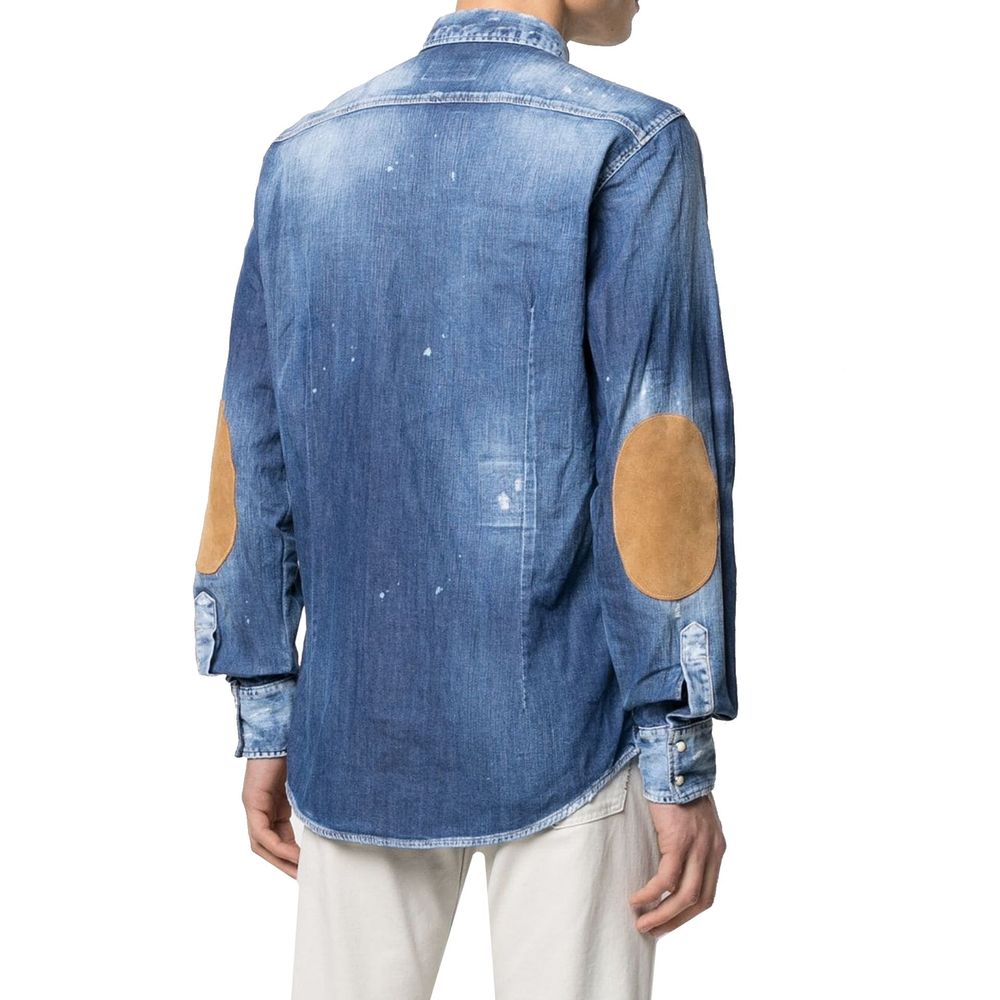 Dsquared² Blue Denim Shirt by Dsquared²