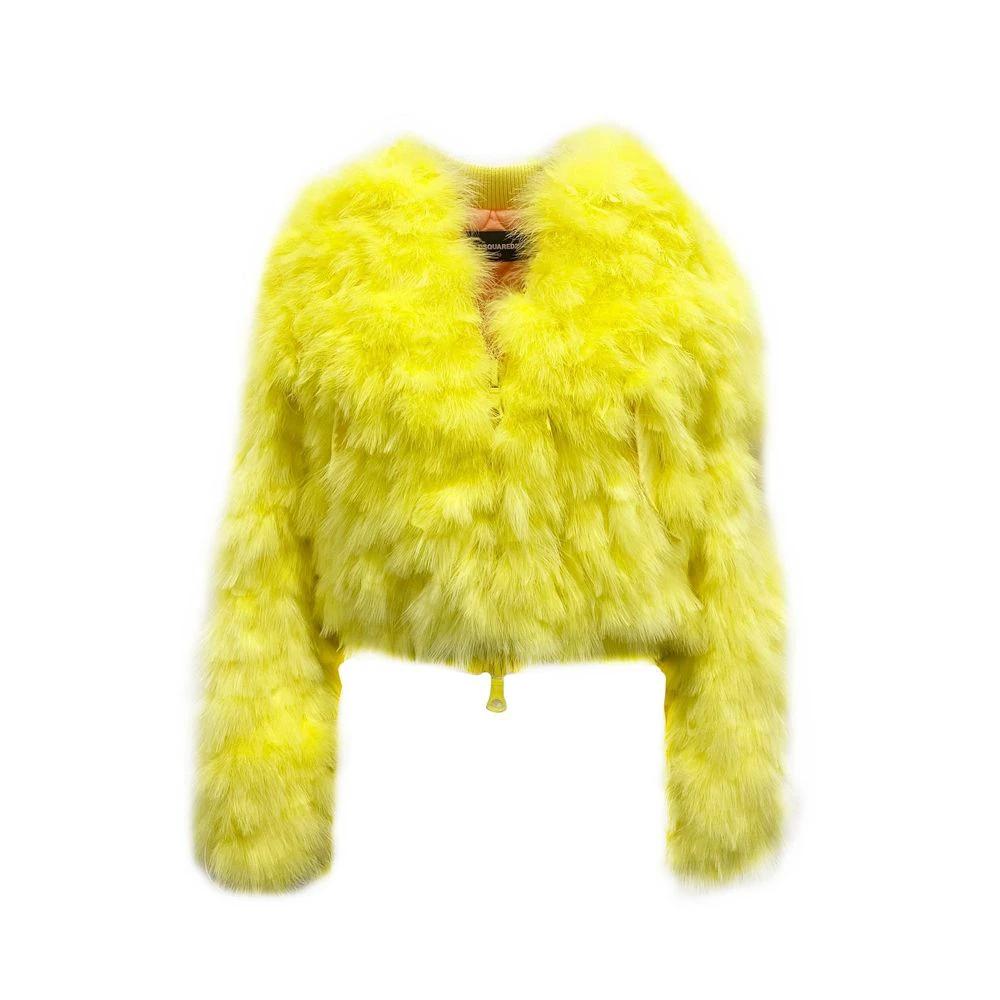 Dsquared² Bicolor Feather Bomber by Dsquared²