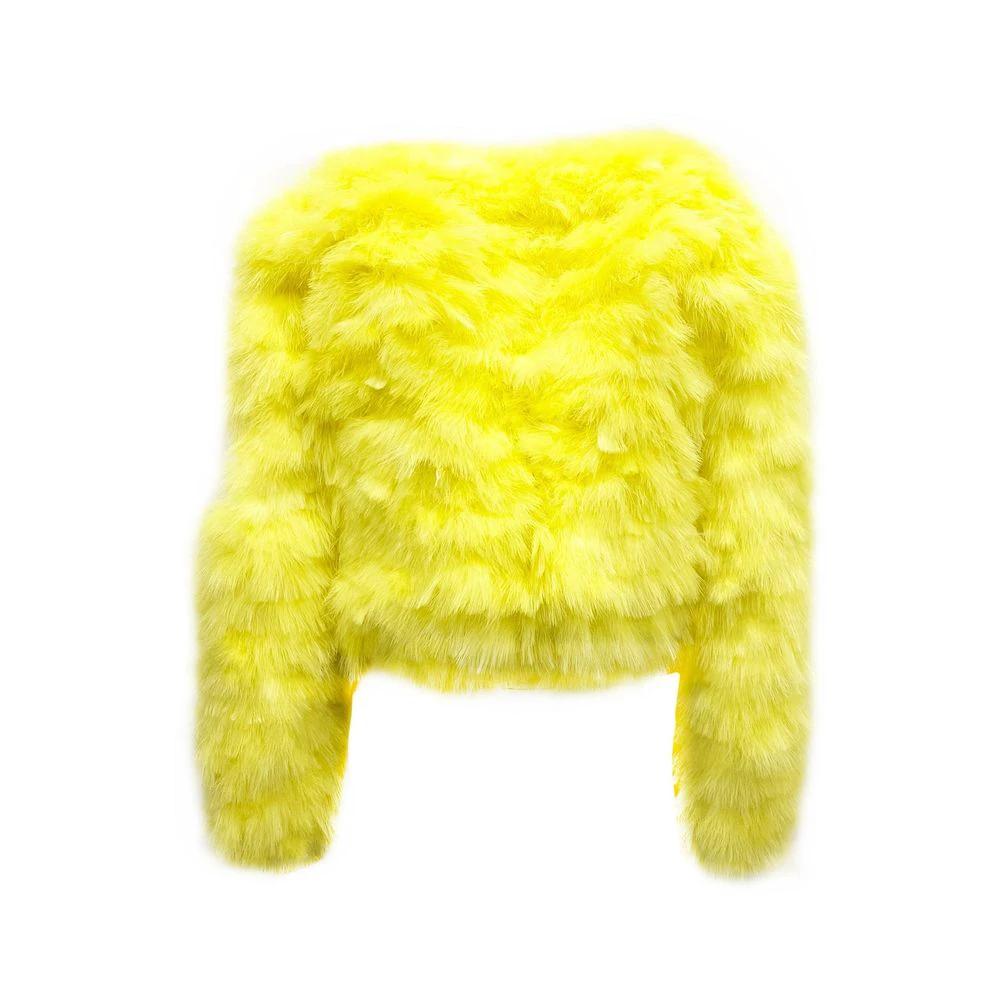 Dsquared² Bicolor Feather Bomber by Dsquared²