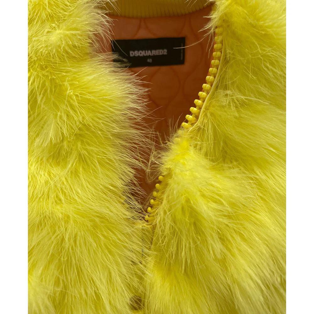 Dsquared² Bicolor Feather Bomber by Dsquared²