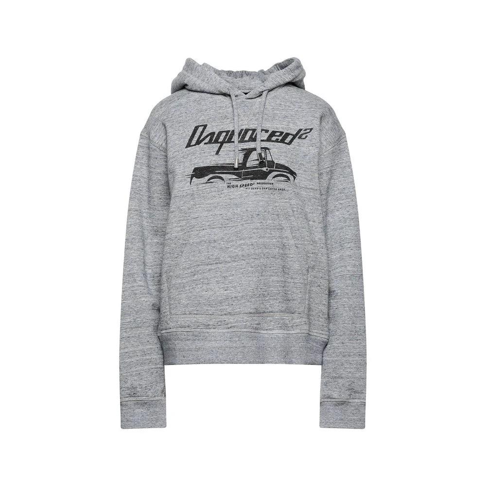 Dsquared² Gray Cotton Sweatshirt by Dsquared²