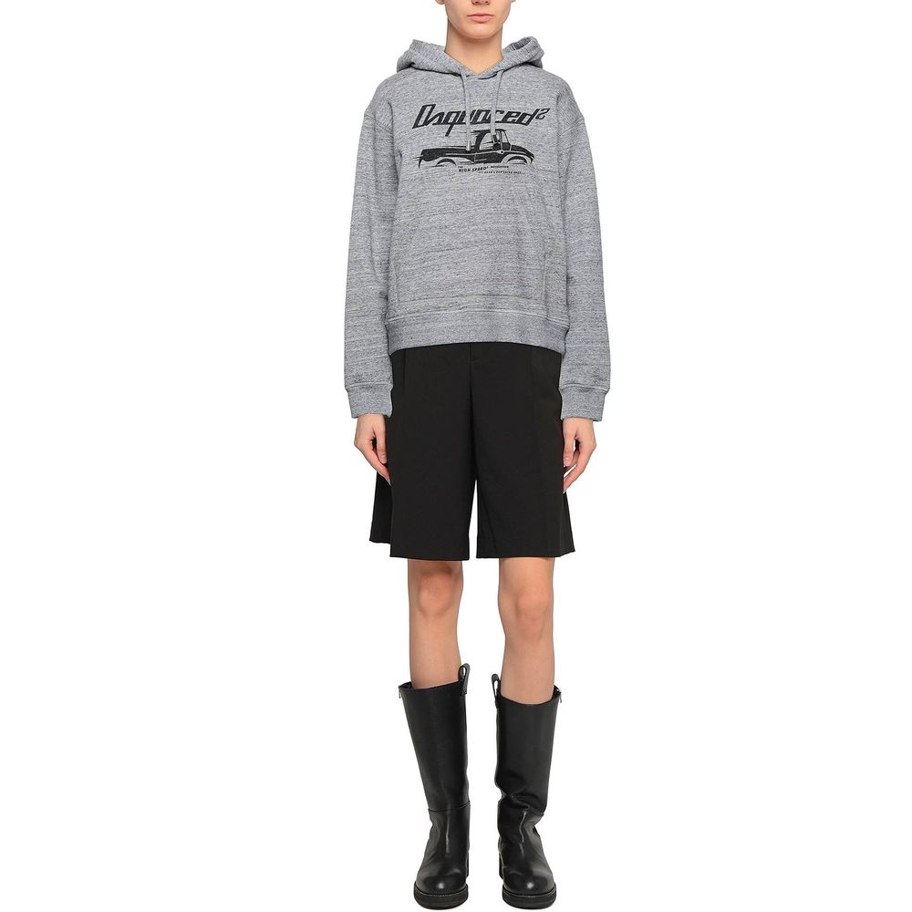 Dsquared² Gray Cotton Sweatshirt by Dsquared²