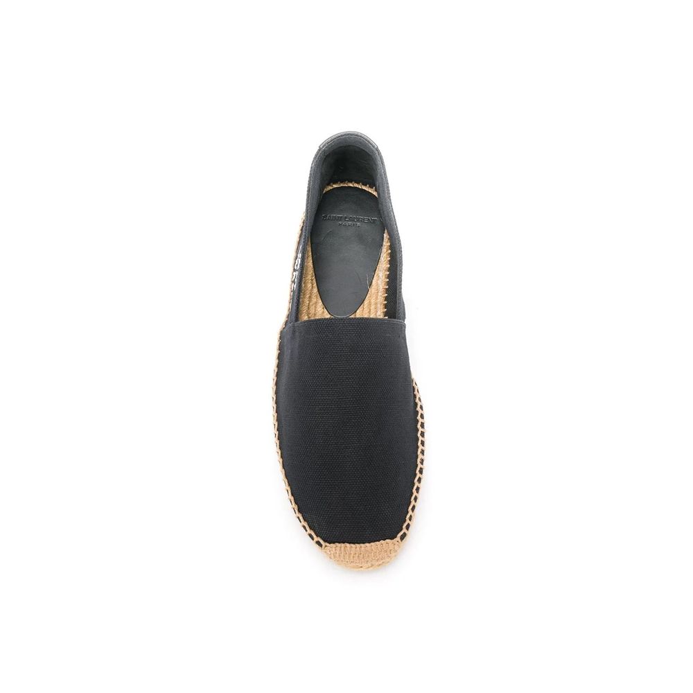 Saint Laurent Black Canvas Espadrilles by Saint Laurent