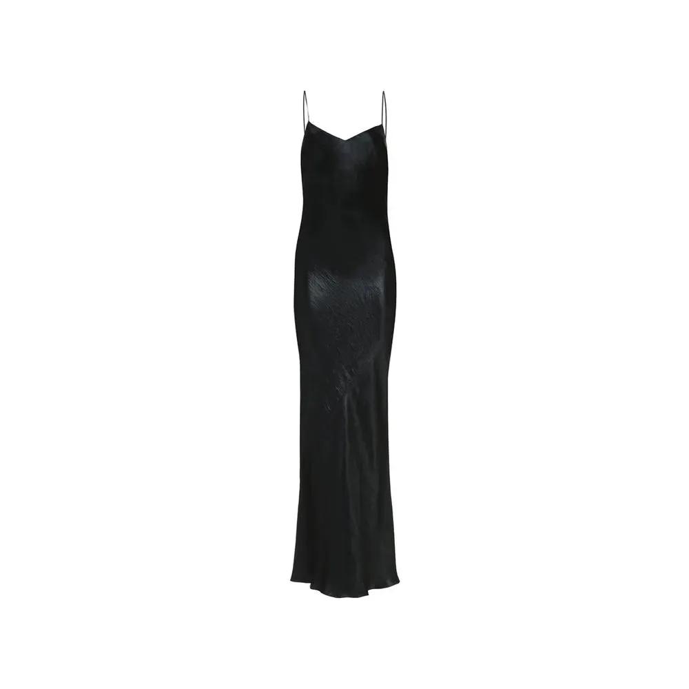 Robe décontractée en acétate noir Saint Laurent