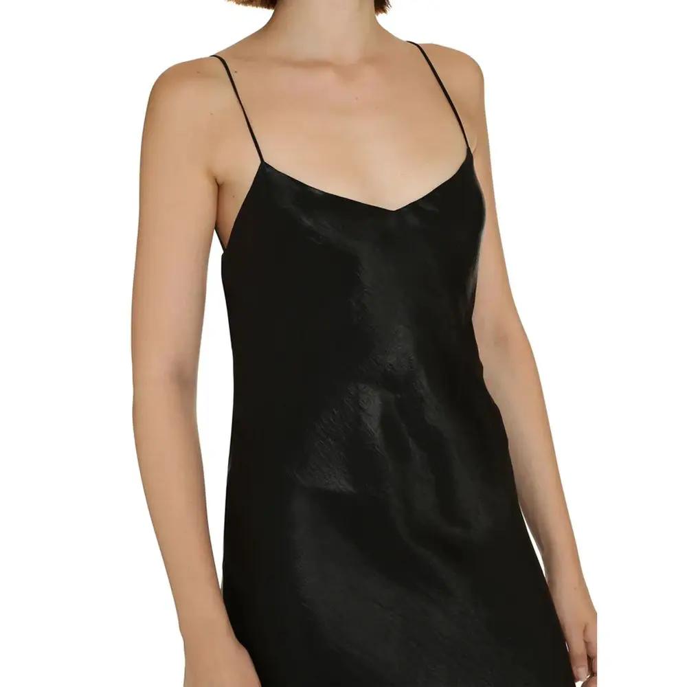 Robe décontractée en acétate noir Saint Laurent