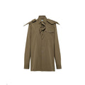 Prada Bicolor Cotton Dress Shirt by Prada