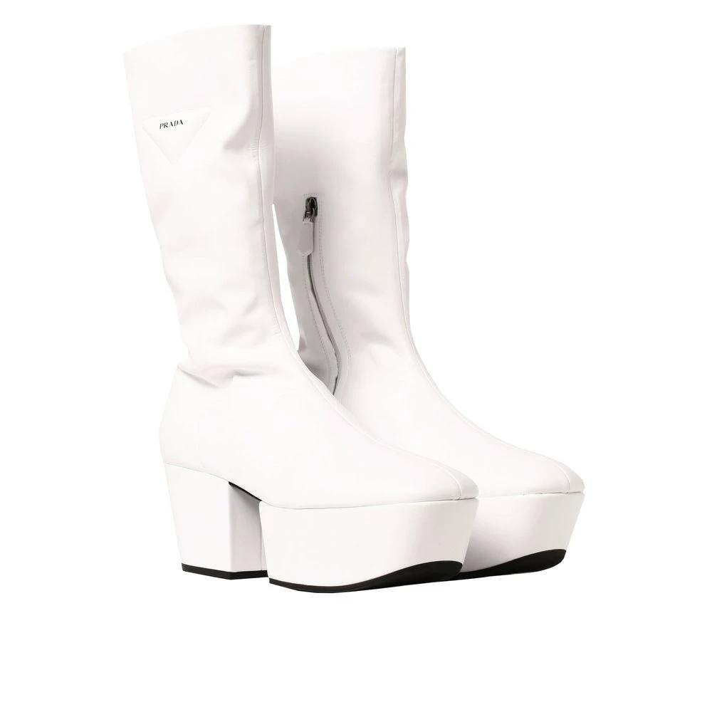 Prada White Polyethylene Boots by Prada