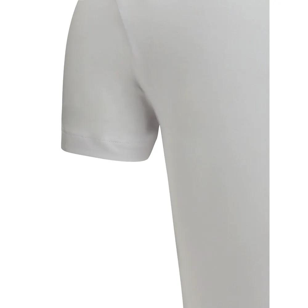 T-shirt en coton blanc Brunello Cucinelli