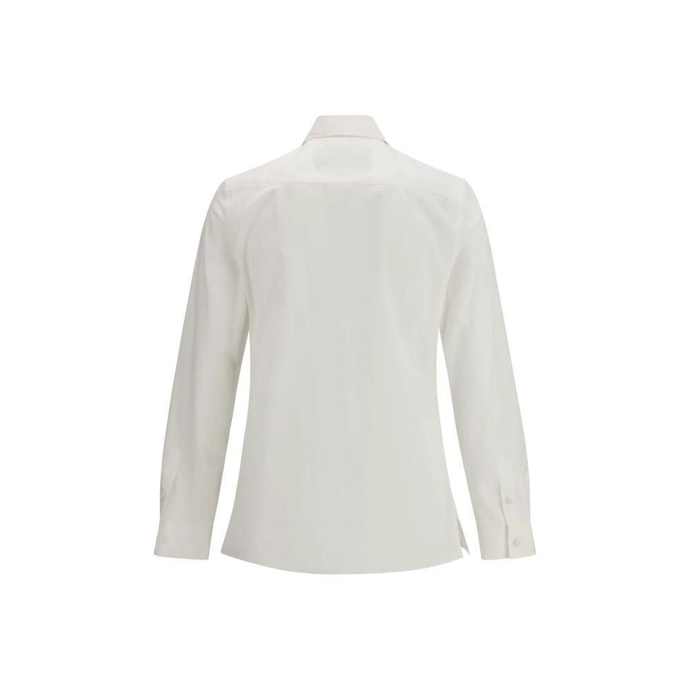 Valentino White Cotton Dress Shirt by Valentino