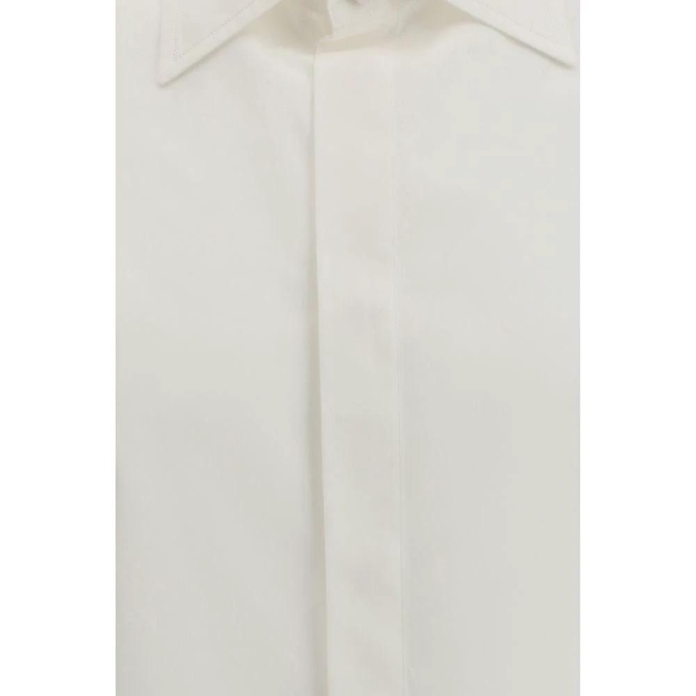 Valentino White Cotton Dress Shirt by Valentino