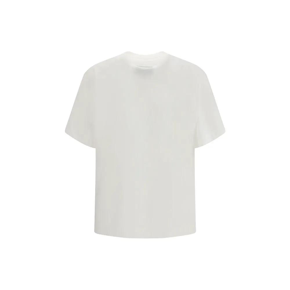 T-shirt en coton blanc MM6