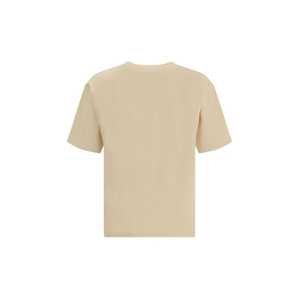 Valentino Beige Cotton T-Shirt by Valentino