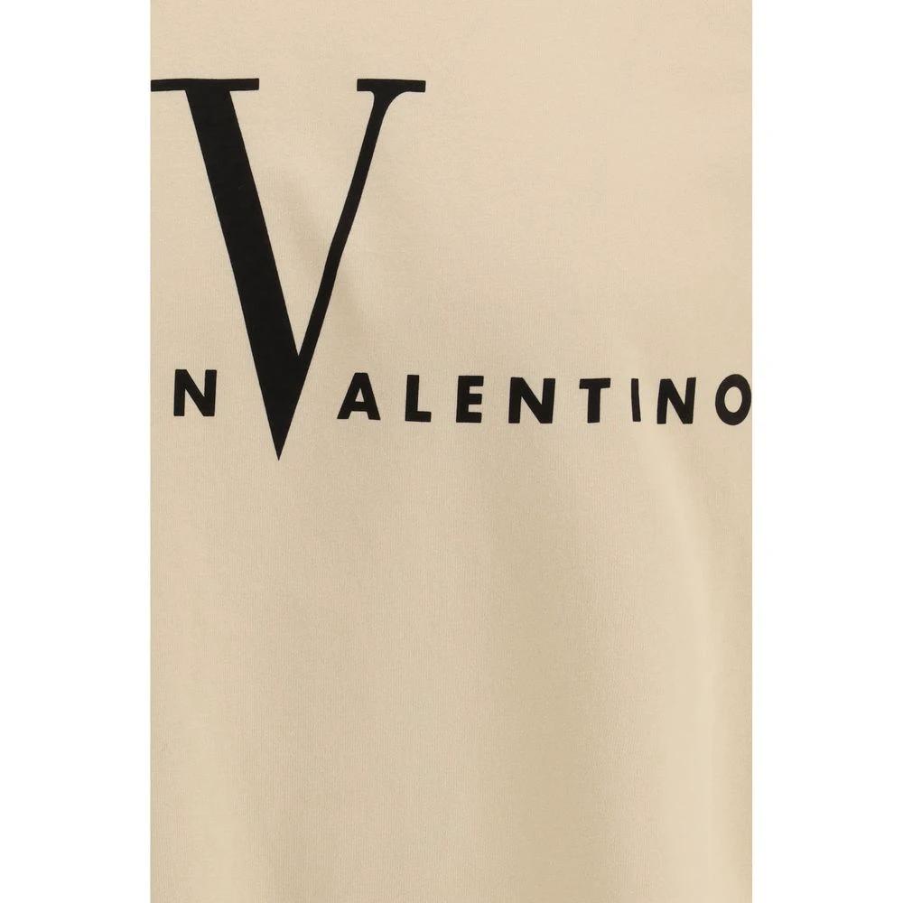 Valentino Beige Cotton T-Shirt by Valentino
