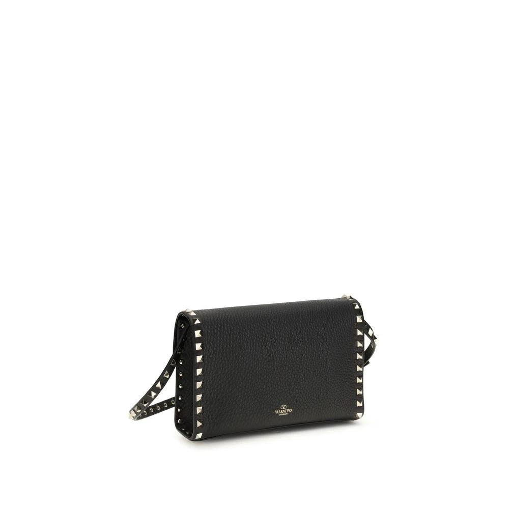 Sac bandoulière Valentino Garavani Bos Taurus en cuir de veau noir