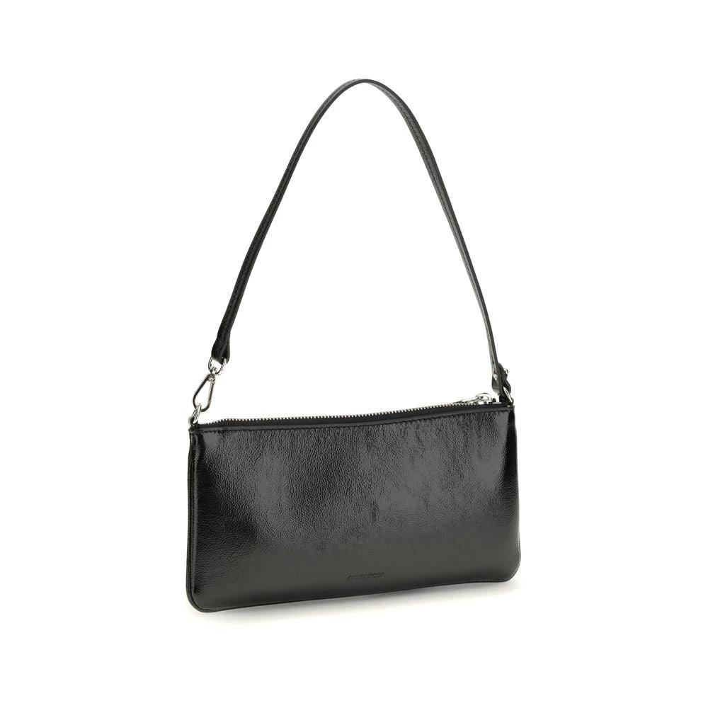 Courrèges Black Cowhide Shoulder Bag by Courrèges