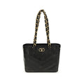 Sac bandoulière Valentino Garavani Bos Taurus en cuir nappa noir et veau