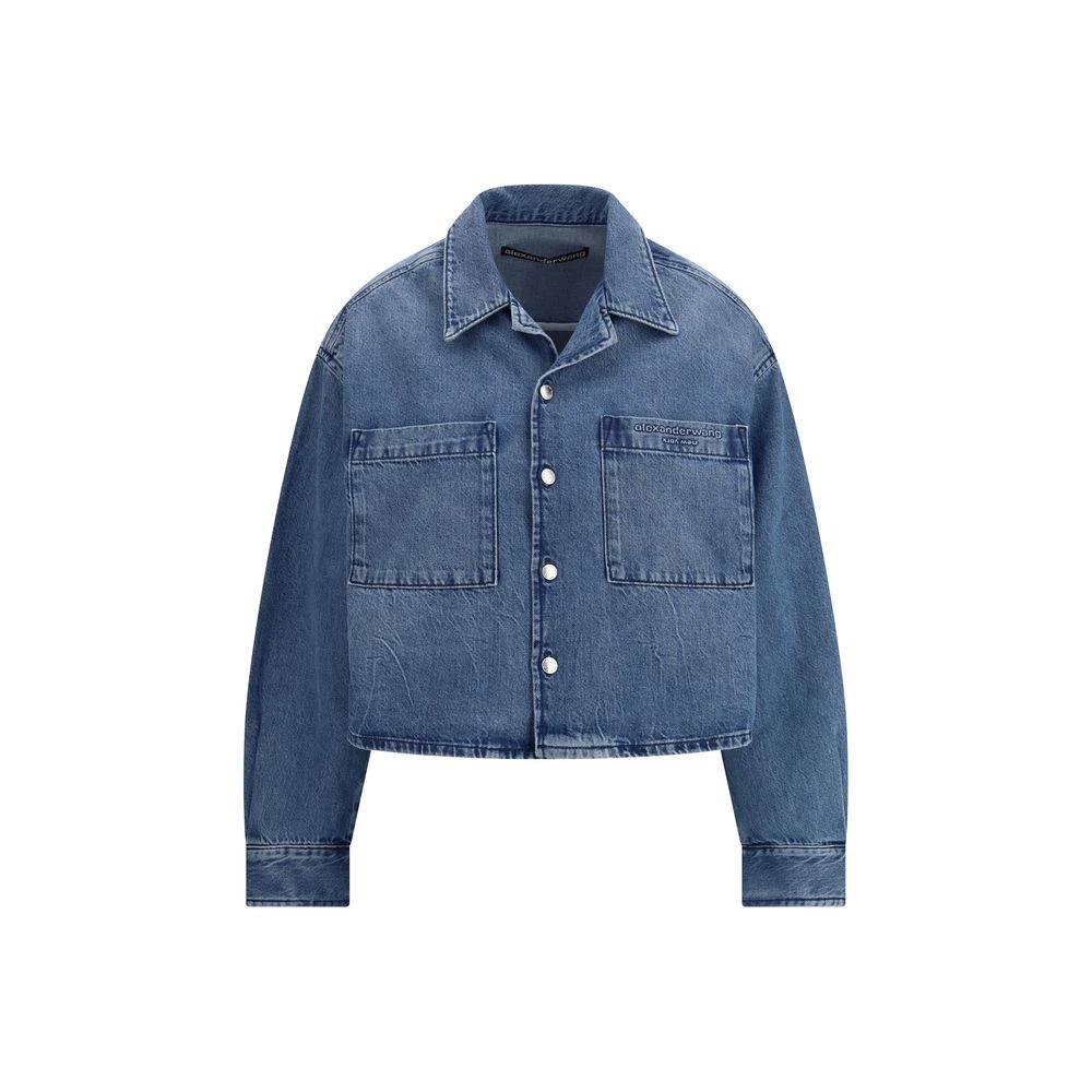 Alexander Wang Blue Denim Shirt by Alexander Wang