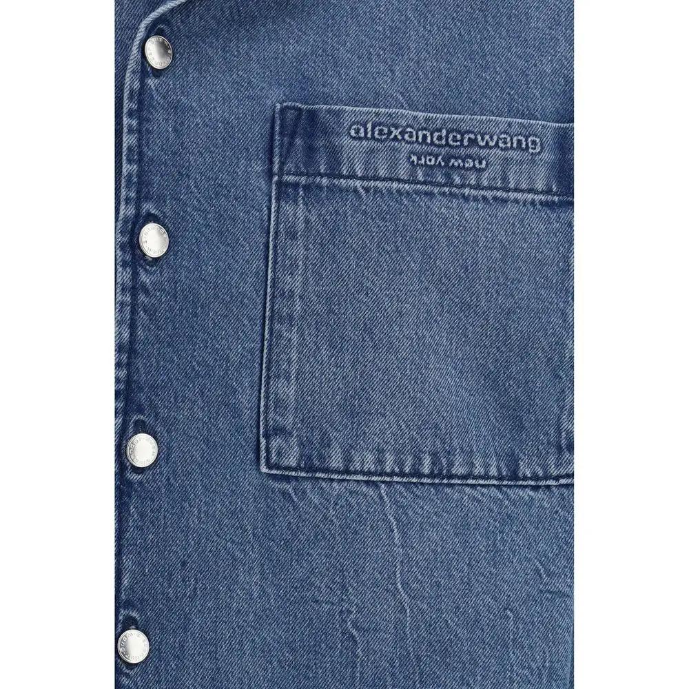 Alexander Wang Blue Denim Shirt