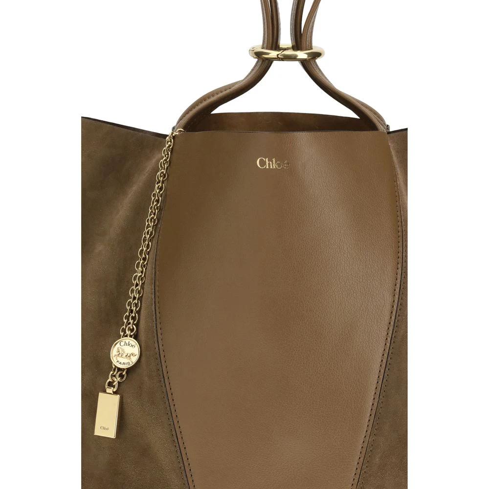 Chloé Beige Leather Shoulder Bag by Chloé