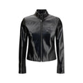 Courrèges Black Cotton Full-Length Jacket by Courrèges