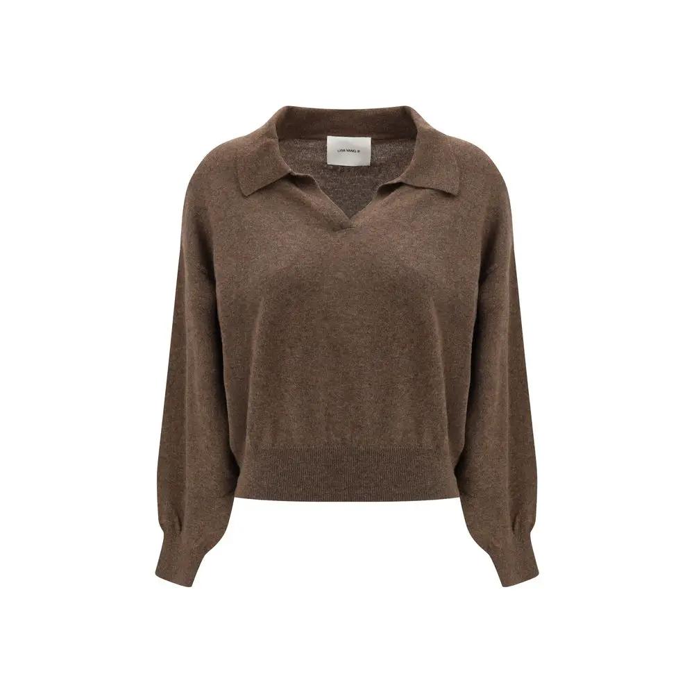 Lisa Yang Brown Cashmere Sweater