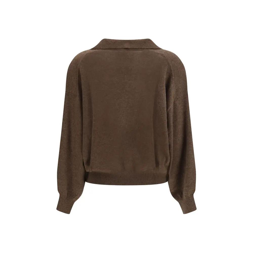 Lisa Yang Brown Cashmere Sweater