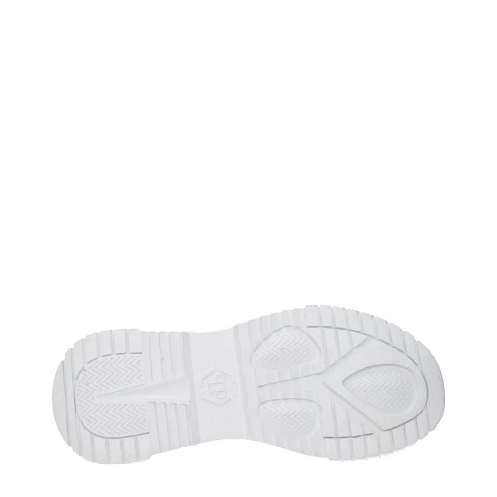 Baskets épaisses en tissu blanc Philipp Plein