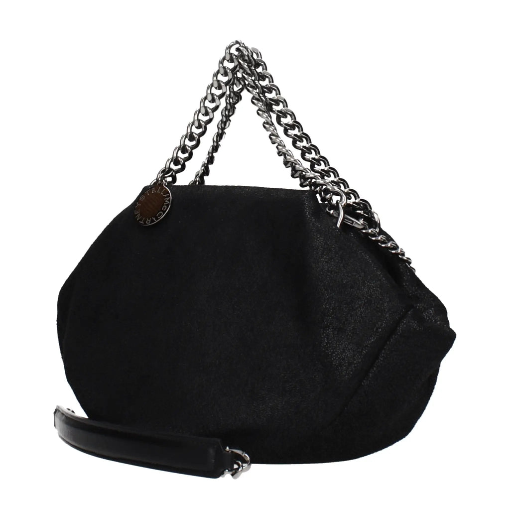 Sac à main en cuir noir Stella McCartney
