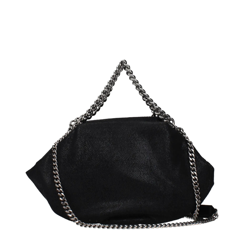 Sac à main en cuir noir Stella McCartney