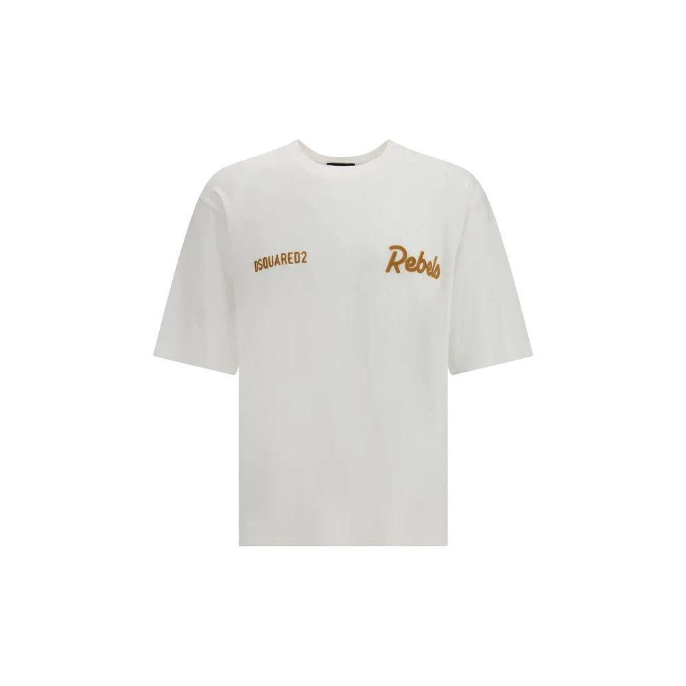 Dsquared² White Cotton T-Shirt by Dsquared²