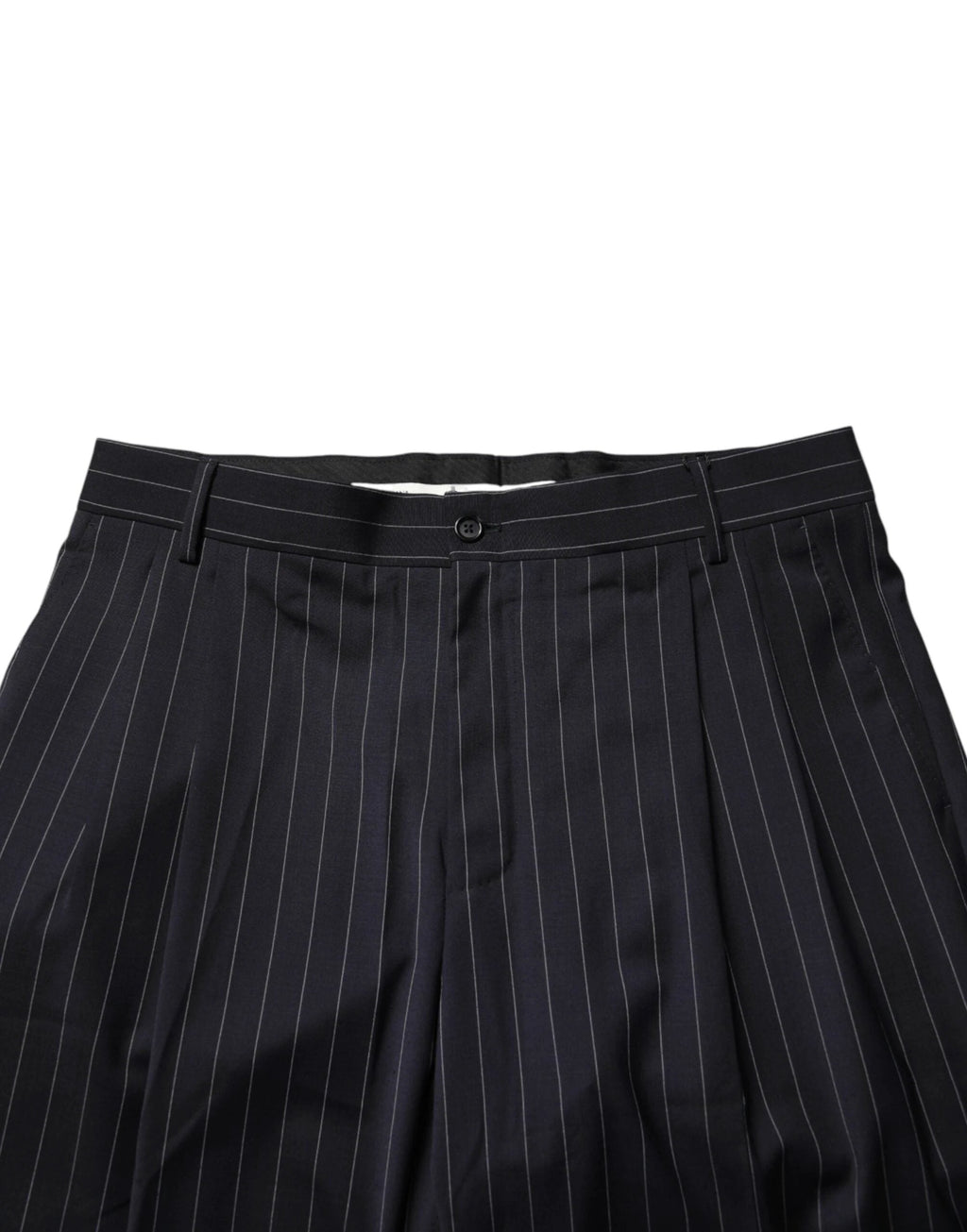 Dolce & Gabbana Black Stripe Straight Men Dress Trouser Pants by Dolce & Gabbana