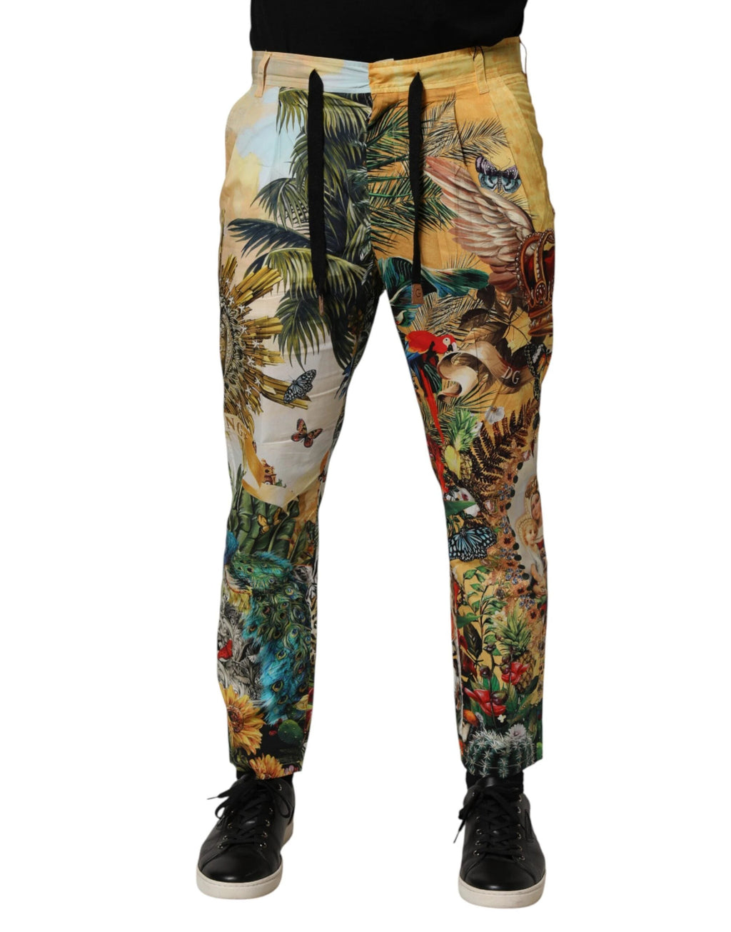 Dolce & Gabbana Multicolor Tropical King Lounge Trouser Pants by Dolce & Gabbana