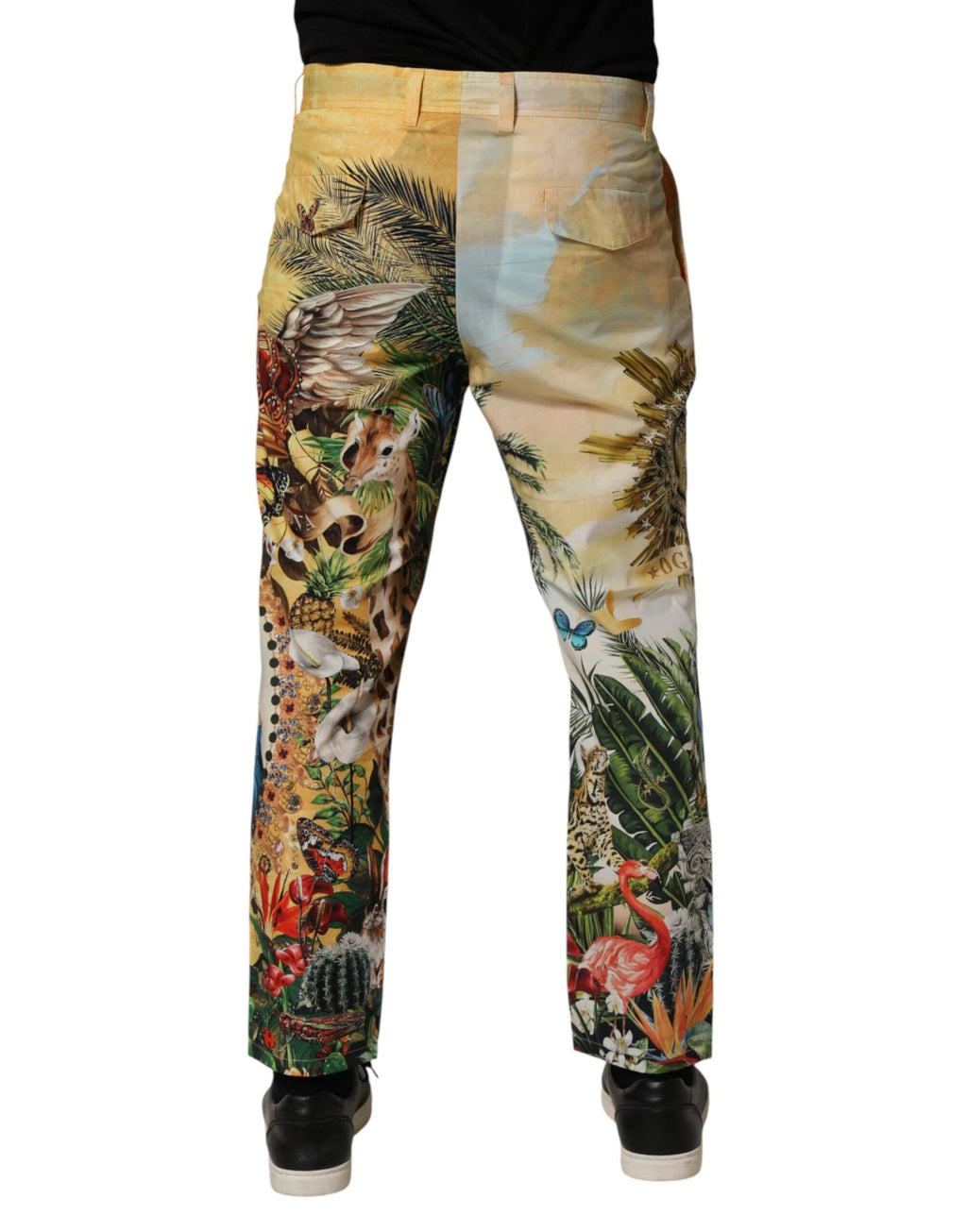 Dolce & Gabbana Multicolor Tropical King Lounge Trouser Pants by Dolce & Gabbana