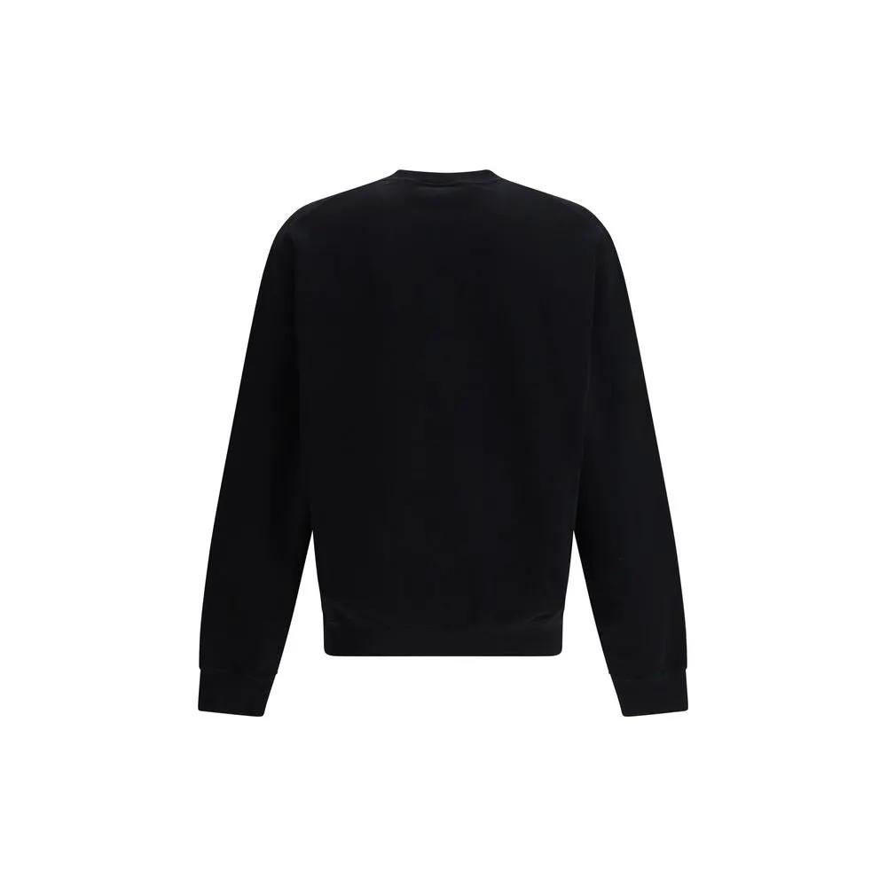 Sweat-shirt en coton noir Dsquared²