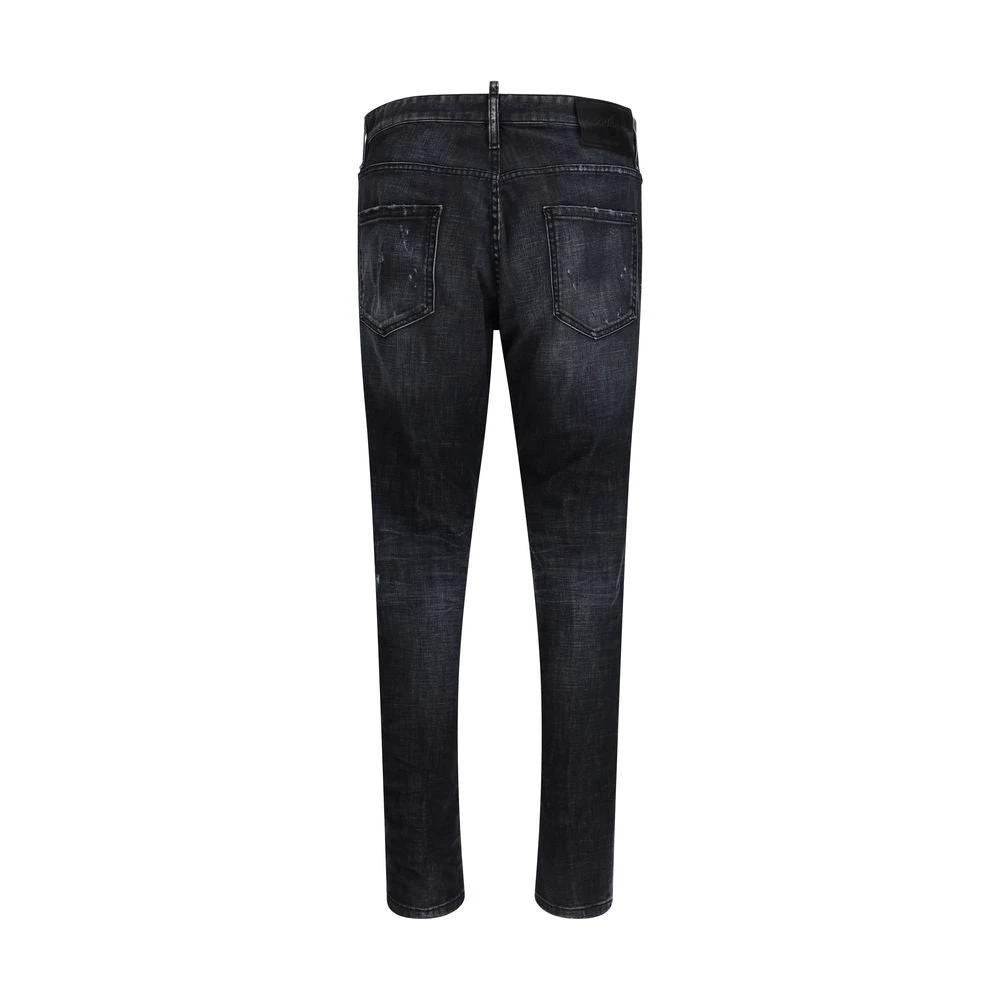 Dsquared² Black Cotton Jeans Denim by Dsquared²