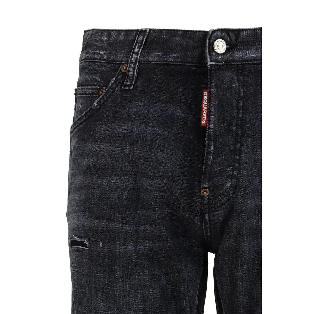 Dsquared² Black Cotton Jeans Denim by Dsquared²