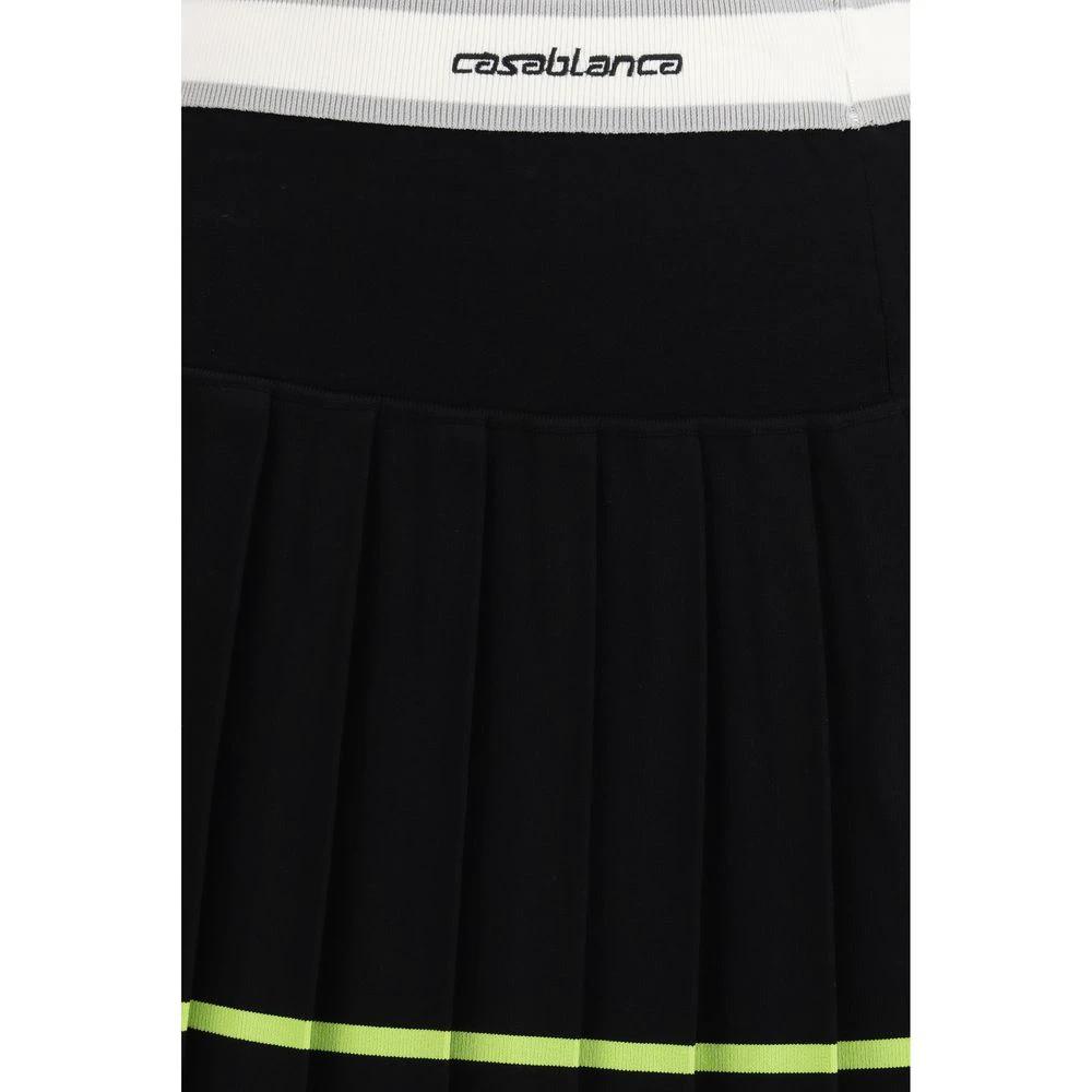 Casablanca Black Viscose Mini Skirt by Casablanca