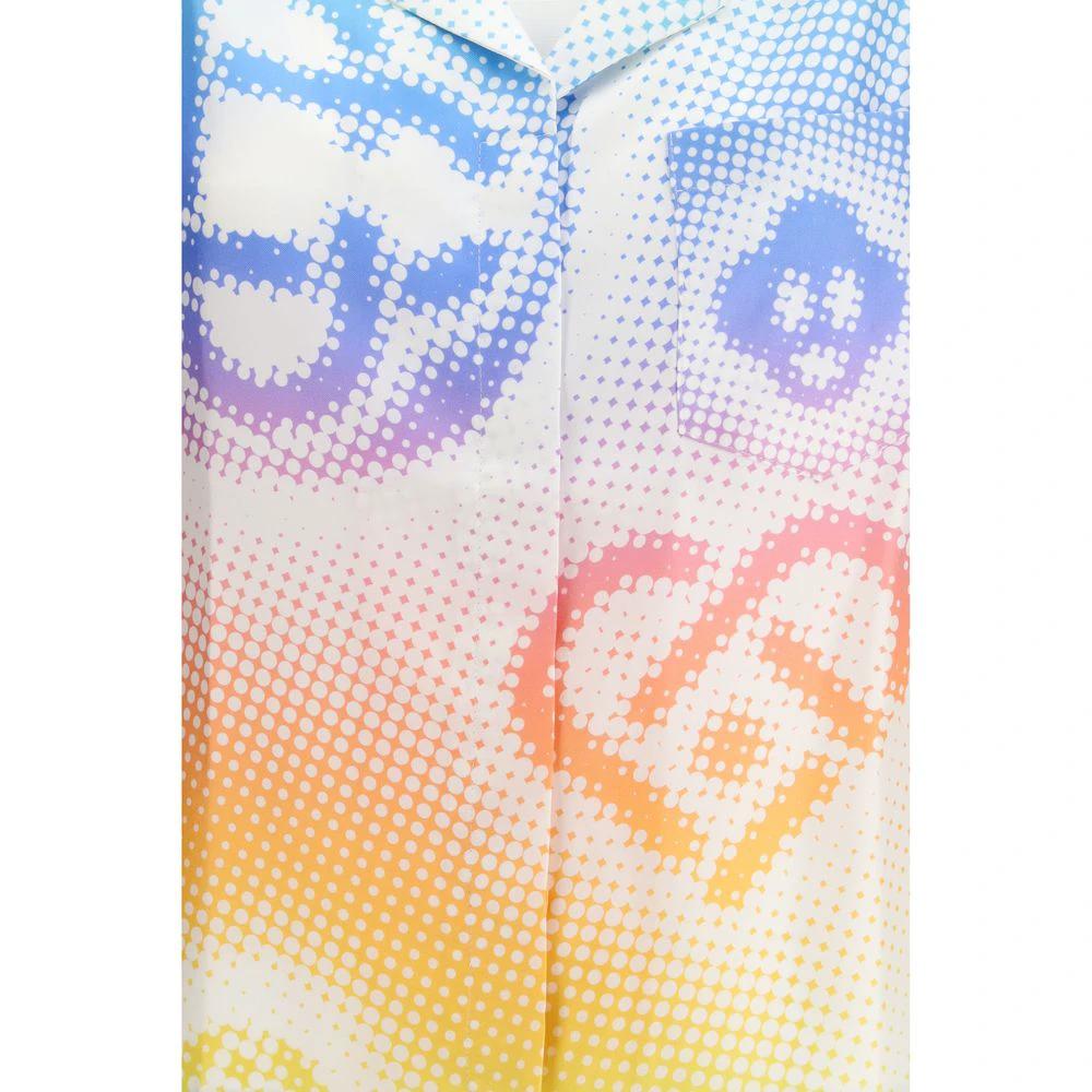 Casablanca Multicolor Silk Shortsleeve Shirt by Casablanca