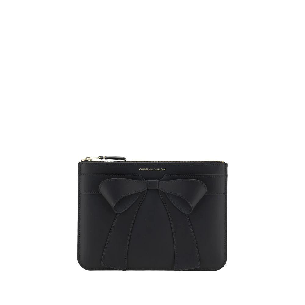 Comme Des Garçons Black Calf Leather Bos Taurus Wallet by Comme Des Garçons