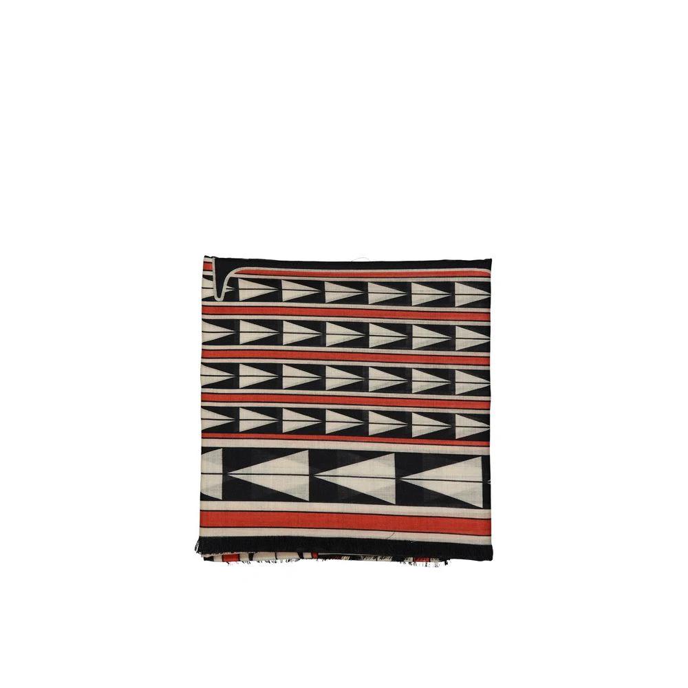 Lanvin Black Wool Scarf by Lanvin
