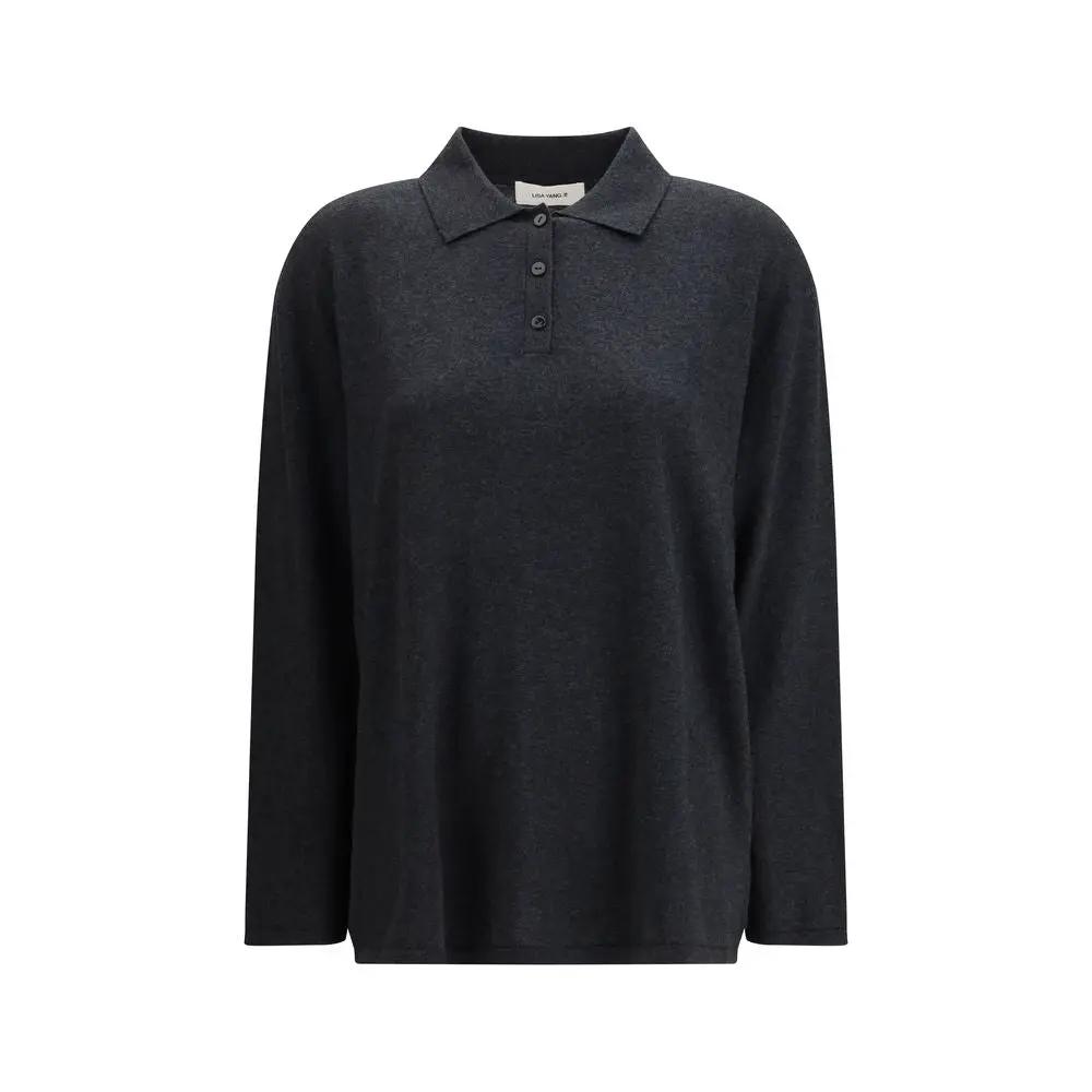 Lisa Yang Gray Cotton Sweatshirt