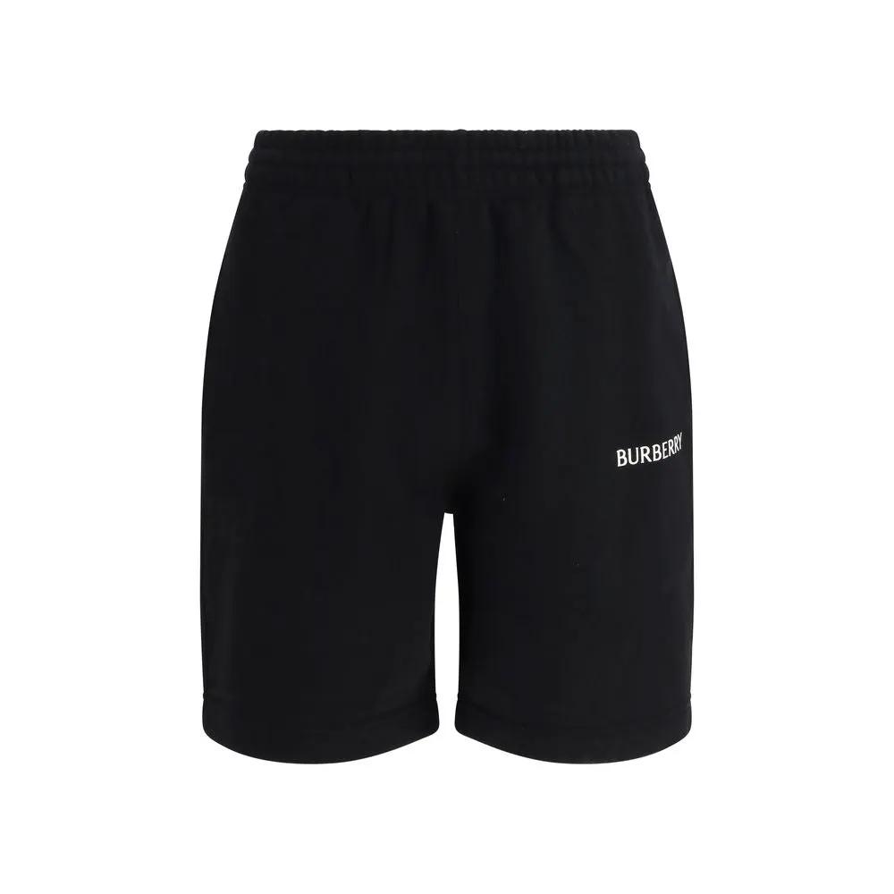 Bermuda Burberry en coton noir