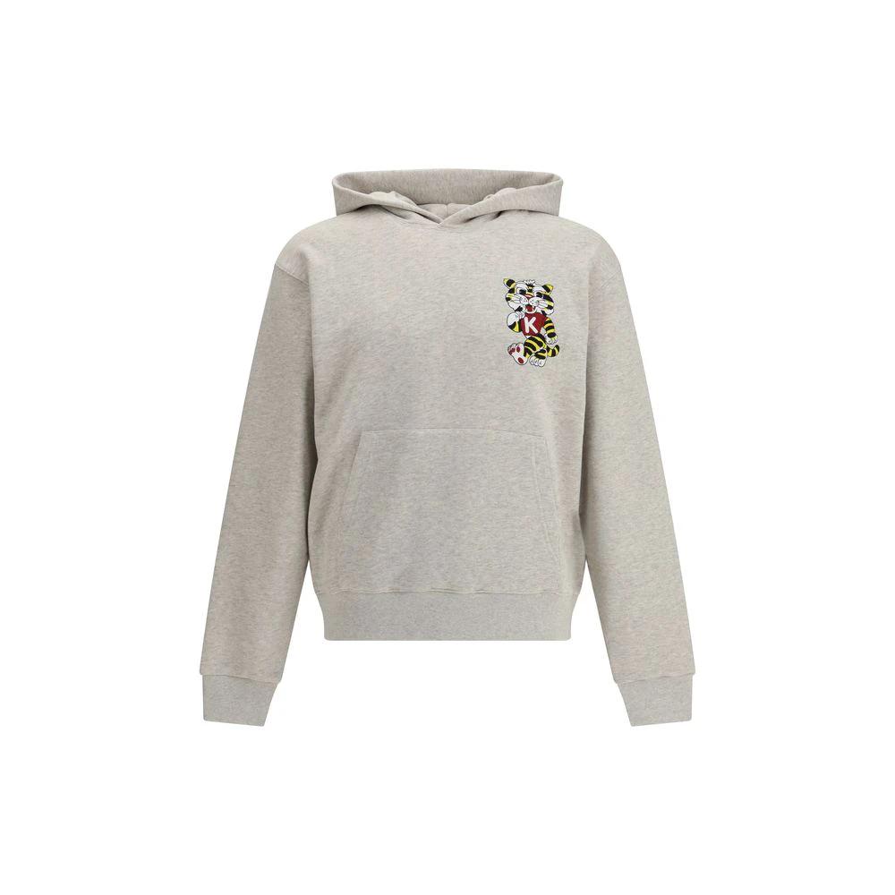 Kenzo Gray Cotton Sweatshirt by Kenzo